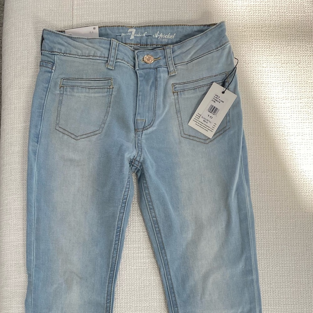 7 for all Mankind Girls “A” pocket flare jean
